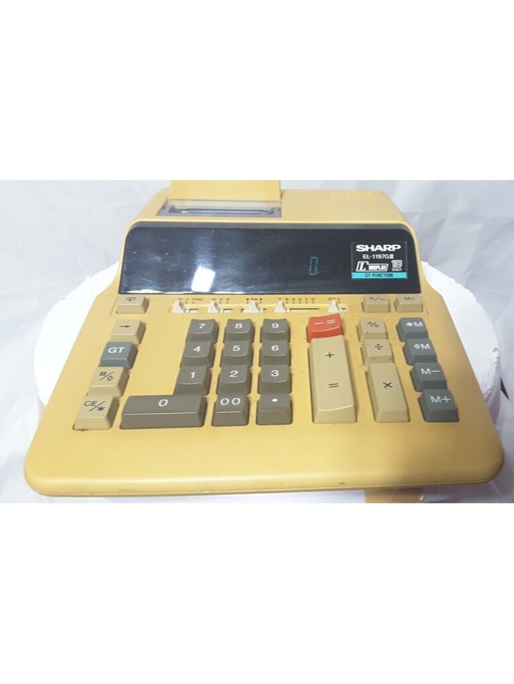 Sharp EL-1197GIII 12-Digit Electronic Printing Calculator Heavy-Duty AC Tested